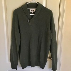 NWT Joseph Abboud Mens V Neck Sweater wool blend Sz M